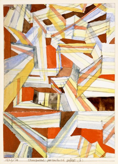 Transparente Perspektive Punkt von Paul Klee