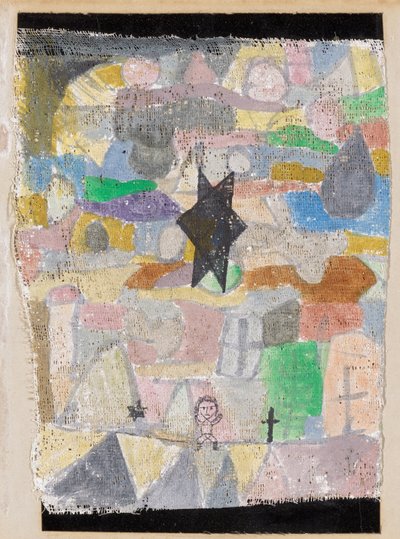 Unter einem schwarzen Stern, 1918 von Paul Klee