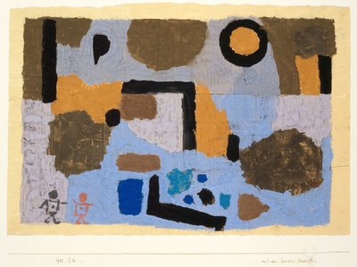 Mit den zwei Verlorenen, 1938 von Paul Klee