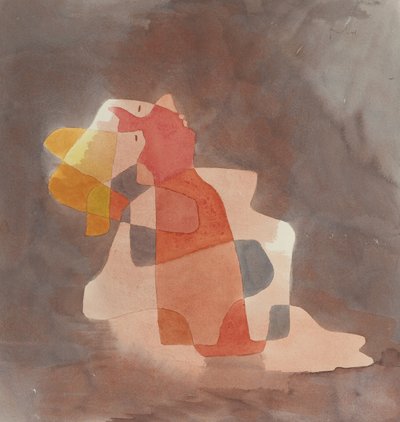Frau, die sich zurücklehnt, 1929 von Paul Klee