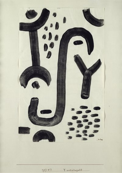 Y isoliert von Paul Klee