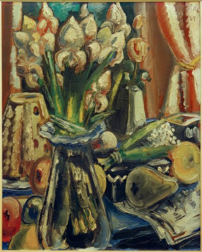 Stillleben mit Irisstrauß von Paul Kleinschmidt