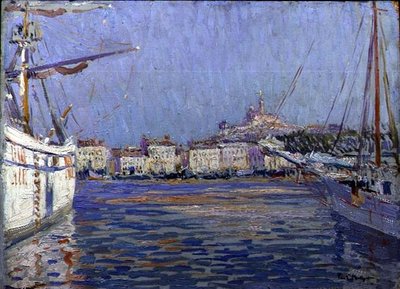Der Alte Hafen, Marseille von Paul Mathieu