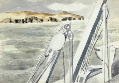 Küste in der Nähe von Gibraltar von Paul Nash