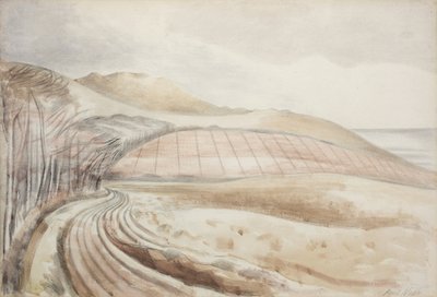 Landschaft in Dorset von Paul Nash