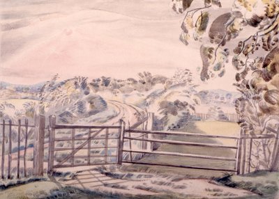 Zeichnung in Oxenbridge von Paul Nash