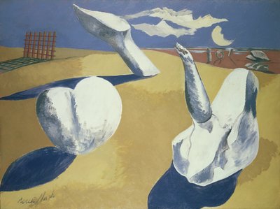 Nächtliche Landschaft von Paul Nash