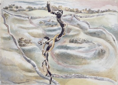 Objekt bei Scarbank von Paul Nash