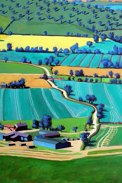 Landstraße Sommer III von Paul Powis