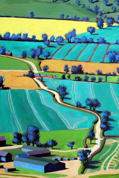 Landstraße Sommer II von Paul Powis