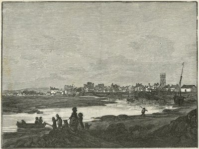 Cardiff vom Süden von Paul Sandby