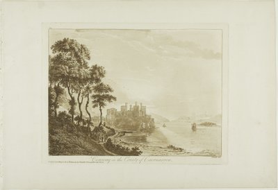 Conway in der Grafschaft Caernarvon von Paul Sandby