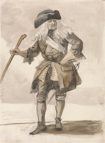 Londoner Rufe: Ein Mann, der prahlt von Paul Sandby