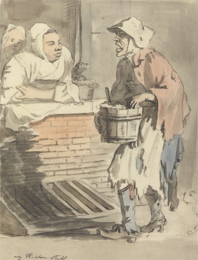 Londoner Rufe: "Küchenabfälle" von Paul Sandby