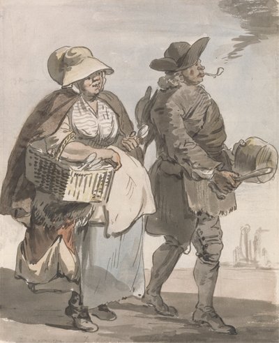 London Cries: "Wollen Sie irgendwelche Löffel..." von Paul Sandby
