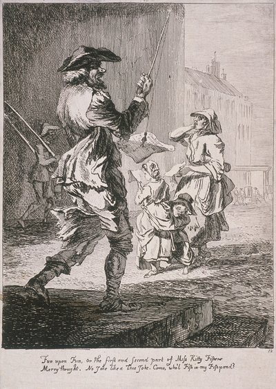 Straßenunterhalter, Cries of London von Paul Sandby