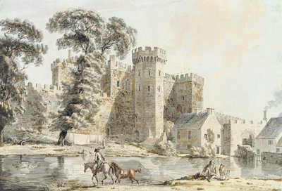Das Südtor von Cardiff Castle von Paul Sandby