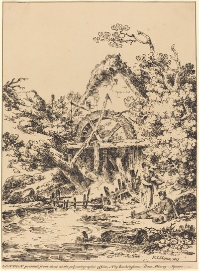 Alte Wassermühle von Paul Sandby Munn