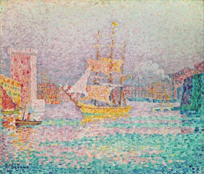 Hafen von Marseille von Paul Signac