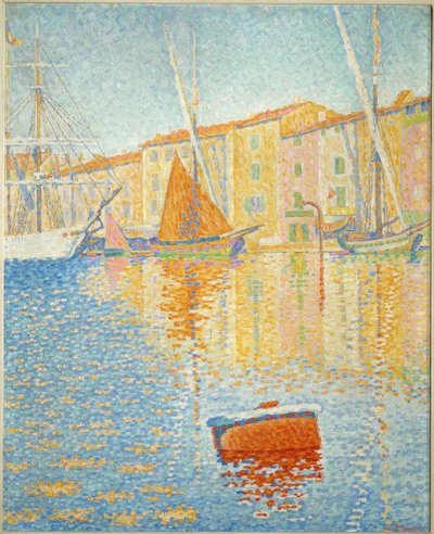 Die rote Boje von Paul Signac