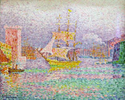 Hafen von Marseille, 1906-1907 von Paul Signac