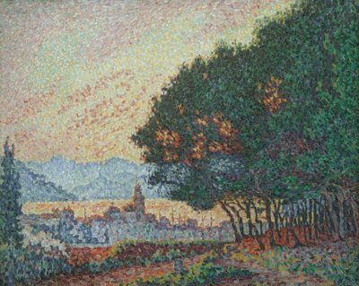 Saint-Tropez, Die Stadt und die Pinien von Paul Signac