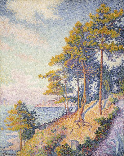 Saint Tropez, Der Küstenpfad, 1902 von Paul Signac