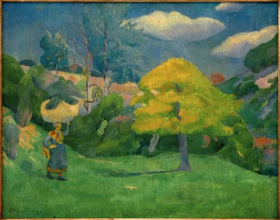 Bretonin geht zur Waschstelle von Paul Sérusier