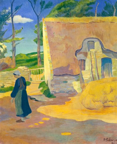 Bauernhaus in Le Pouldu, 1890 von Paul Sérusier