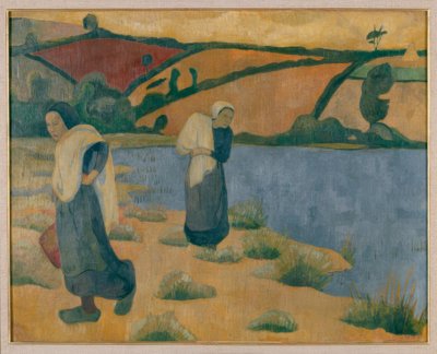 Die Wäscherinnen an der Laïta, nahe Pouldu von Paul Sérusier