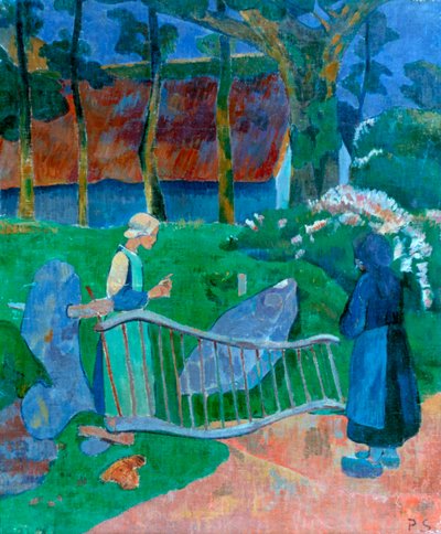 Das blumige Tor, 1889 von Paul Sérusier