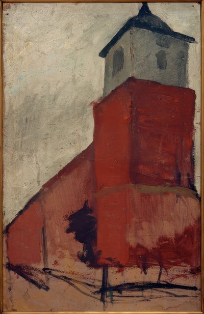 Kirche in Worpswede von Paula Modersohn Becker