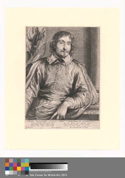 Cäsar Alexander Scaglia Abbas Staphardæ et Mandanices von Paulus Pontius