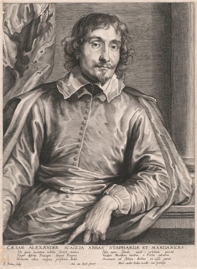 Cäsar Alexander Scaglia Abbas Staphardæ et Mandanices von Paulus Pontius