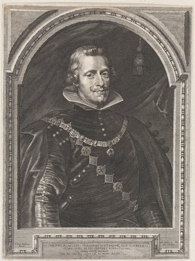 Porträt von Philipp IV. von Paulus Pontius