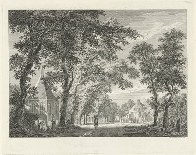 Dorfansicht in Driebergen, 1754 von Paulus van Liender