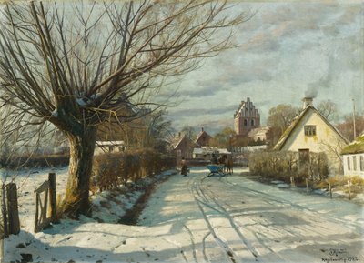 Hoje Taastrup Kirche, außerhalb von Kopenhagen von Peder Monsted