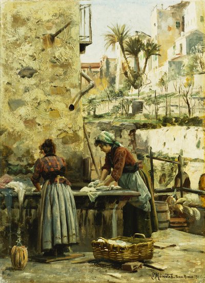 Die Wäscherinnen von Peder Monsted