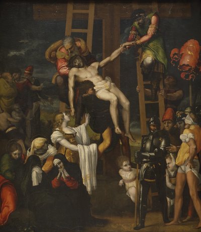 Die Kreuzabnahme, 1547 von Pedro Machuca