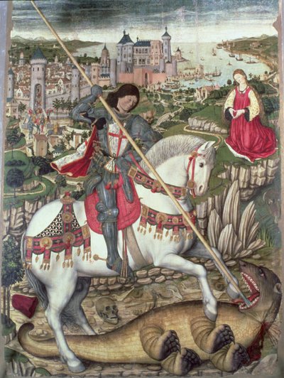 St. Georg und der Drache von Pedro Nisart