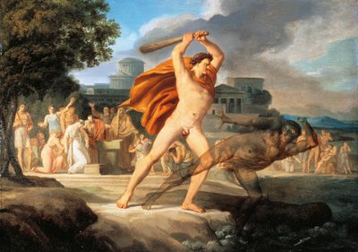 Herkules besiegt Thanatos von Pelagio Palagi