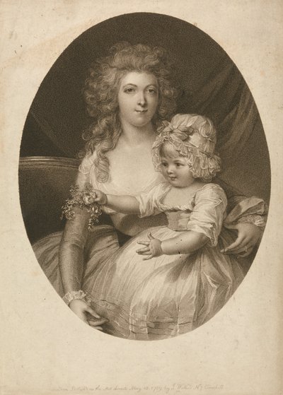 Frau Morgan und Kind von Peltro W. Tomkins