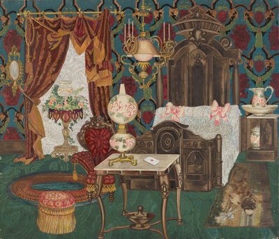 Schlafzimmer, 1882 von Perkins Harnly