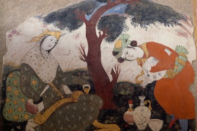 Weibliche Figuren von Persian School