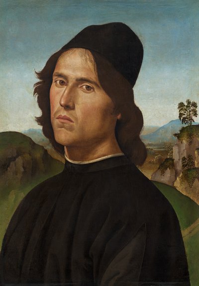 Porträt von Lorenzo di Credi, 1488 von Perugino