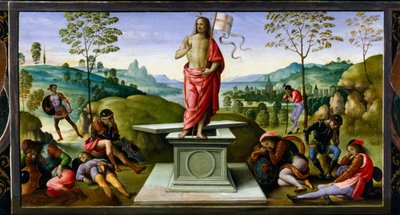 Auferstehung Christi, 1495 von Perugino