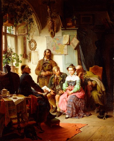 Die Eheanweisungen, 1866 von Peter Baumgartner