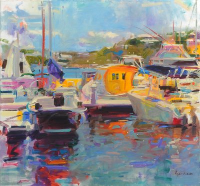 Bermuda Yachten von Peter Graham (Contemporary)