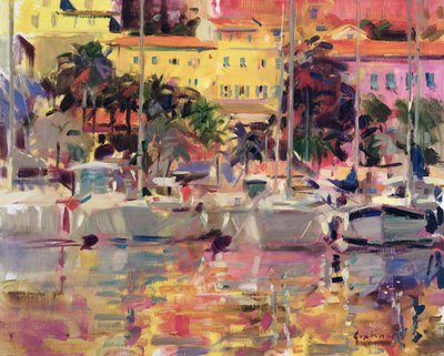 Goldener Hafenblick von Peter Graham (Contemporary)