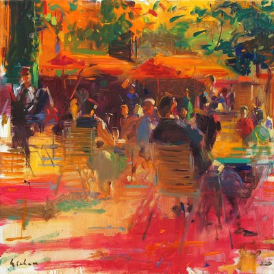 Reifende Sonne, Paris von Peter Graham (Contemporary)